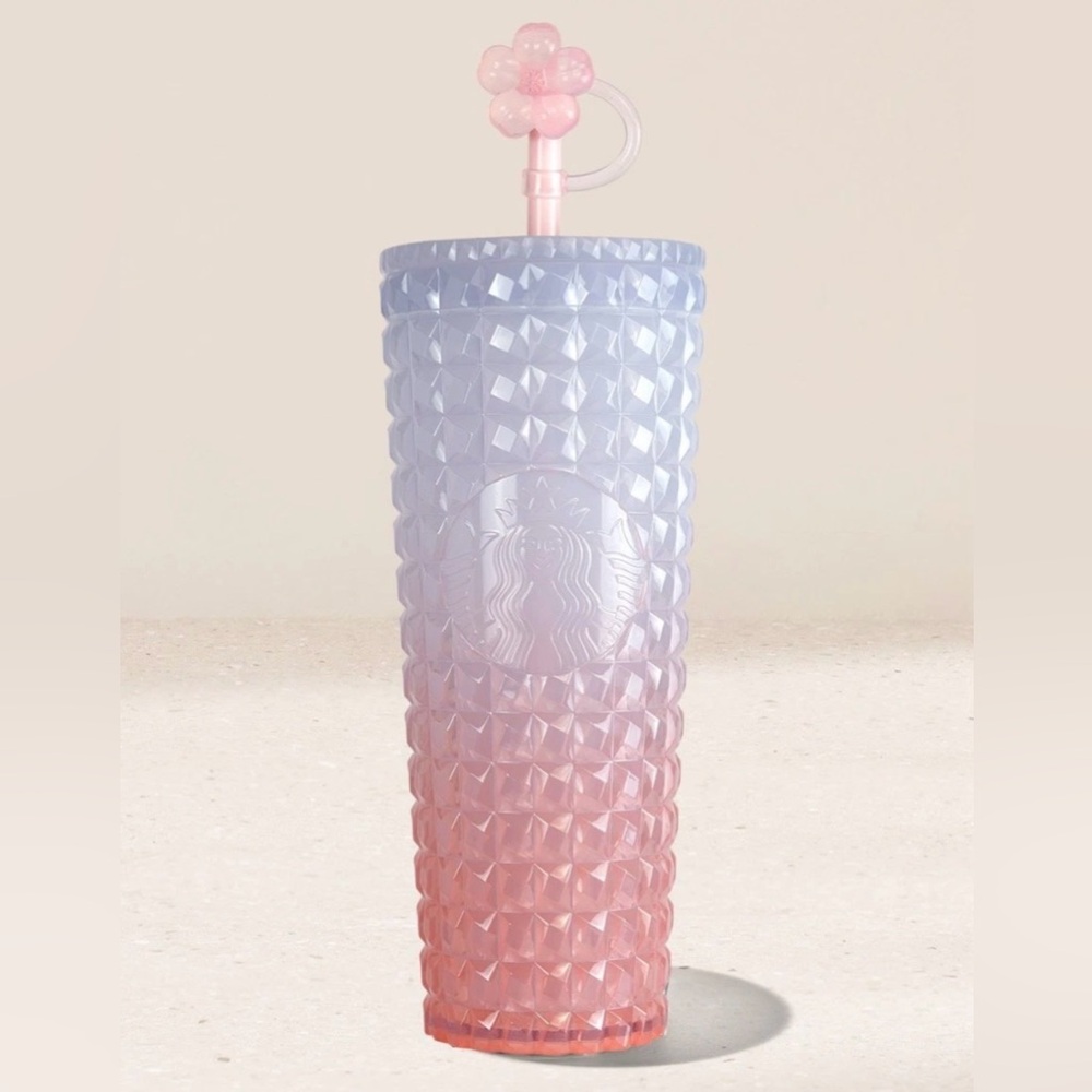🌺 BNWT Starbucks Spring 2026 Cherry Blossom Tumbler with topper